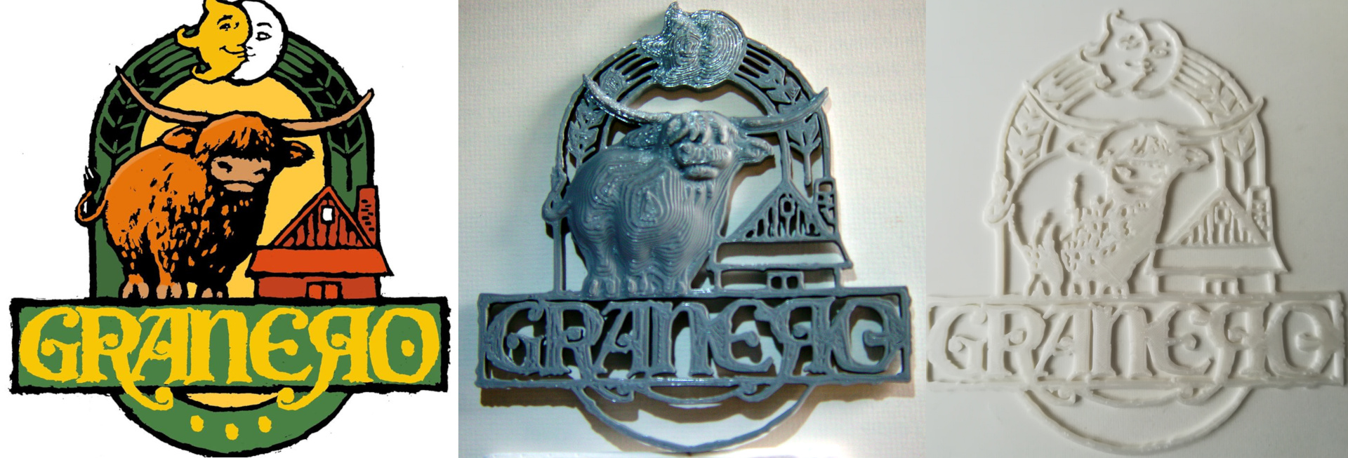 isotipo impreso en Blanco